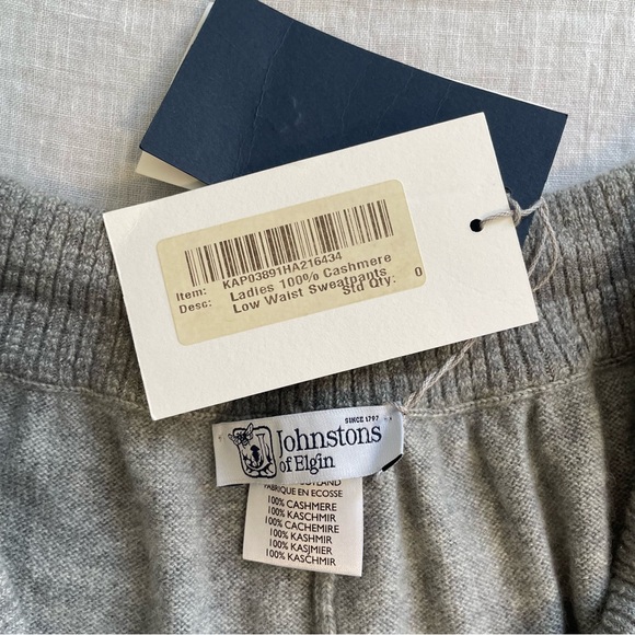 Johnstons Of Elgin Josephine Cashmere Jogger Sweatpants - Picture 12 of 15